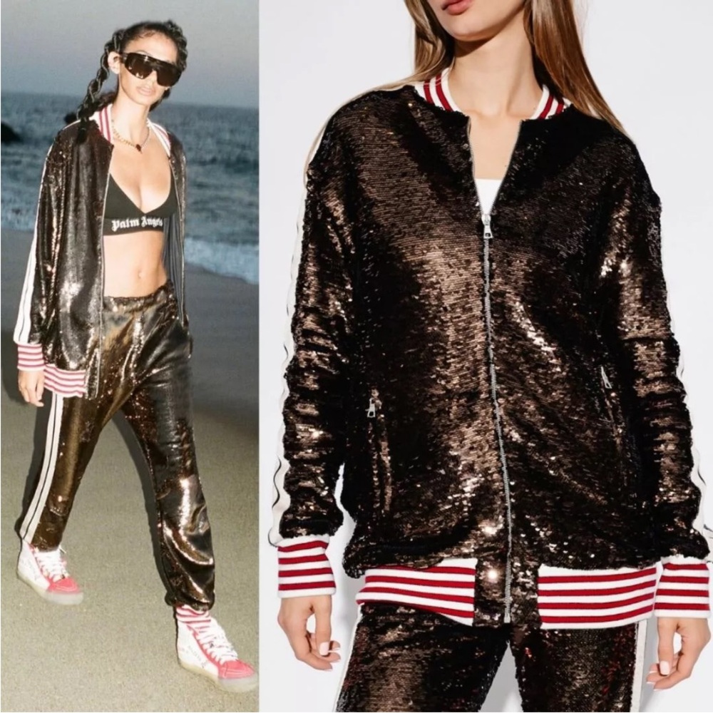 Palm Angels Sequin Track Jacket
• Medium NWT